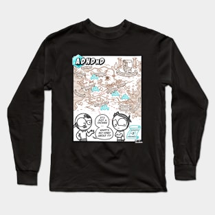 ADHDnD Shower Sanctuary Long Sleeve T-Shirt